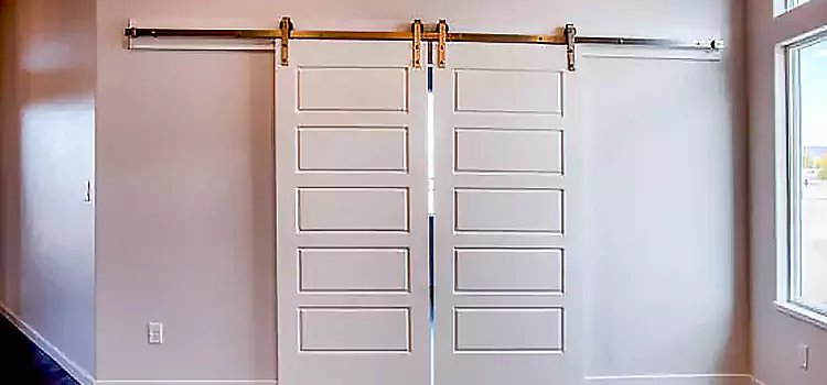 Glass Barn Door with Installation Hardware Kit Palm Coast